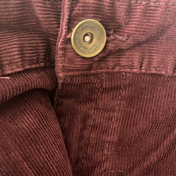 2 Pairs of Corderoy Jeans,  Maroon Calvin Klein and Navy Banana Republic. - Picture 7 of 7